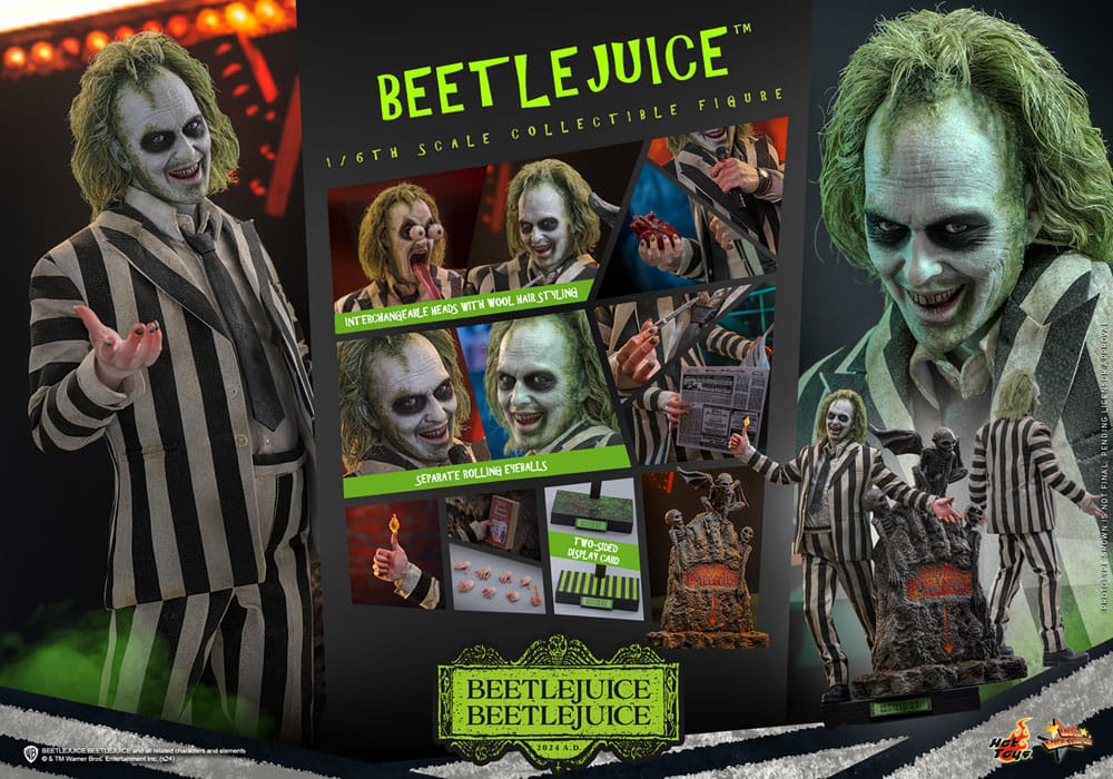 Hot Toys Beetlejuice Beetlejuice Movie Masterpiece Beetlejuice 1/6th Scale Figure