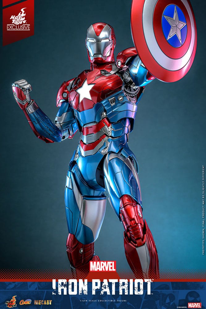 Hot Toys Marvel Iron Patriot Diecast 1/6 Scale Exclusive Action Figure