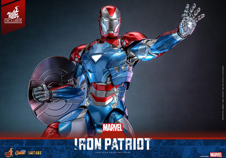 Hot Toys Marvel Iron Patriot Diecast 1/6 Scale Exclusive Action Figure