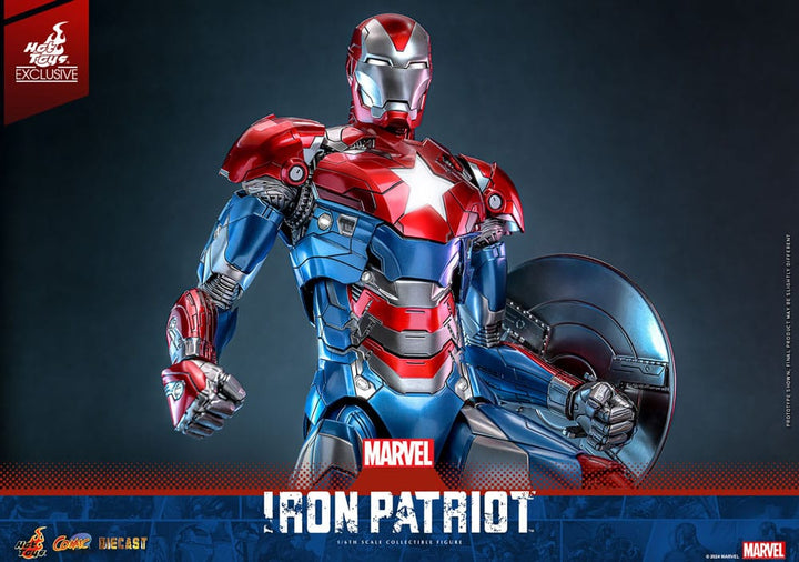 Hot Toys Marvel Iron Patriot Diecast 1/6 Scale Exclusive Action Figure