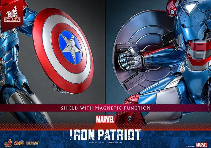 Hot Toys Marvel Iron Patriot Diecast 1/6 Scale Exclusive Action Figure