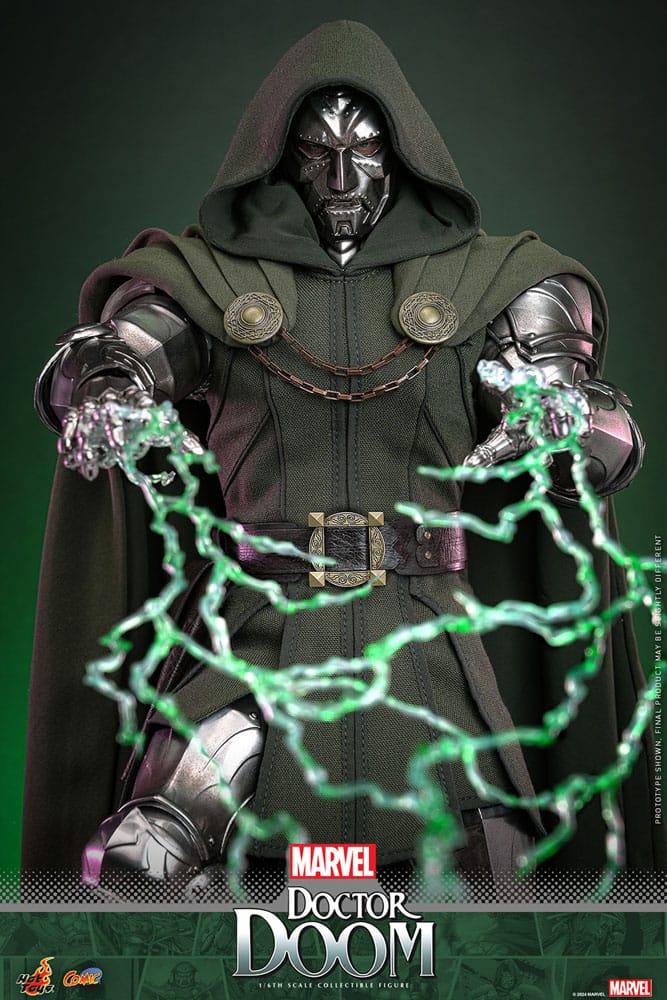 Hot Toys Marvel Comics Doctor Doom 1/6 Scale Figure, side angle