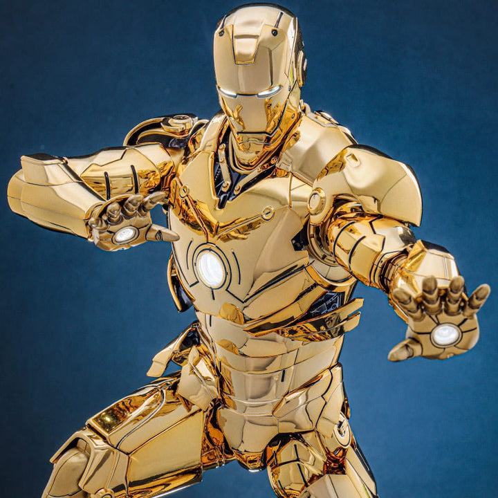 Marvel Iron Man Movie Suit Mark III (Gold Color Version) 1/6 Scale Diecast Action Figure [Exclusive]