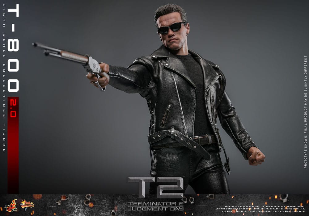 Hot Toys Terminator 2: Judgement Day T-800 (2.0) 1/6th Scale Collectible Figure