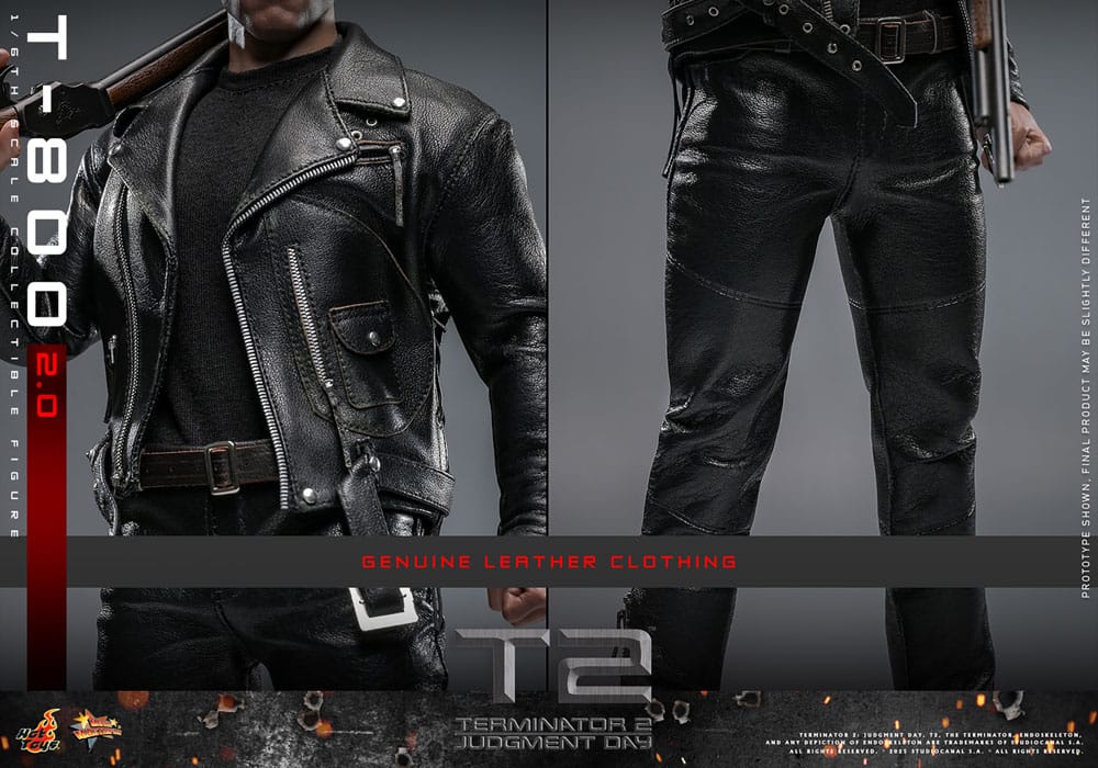 Hot Toys Terminator 2: Judgement Day T-800 (2.0) 1/6th Scale Collectible Figure
