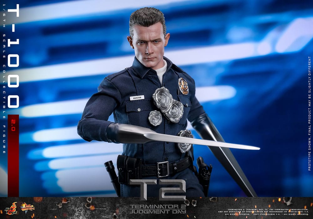 Hot Toys Terminator 2 Judgment Day T-1000 (2.0) 1/6th Scale Figure