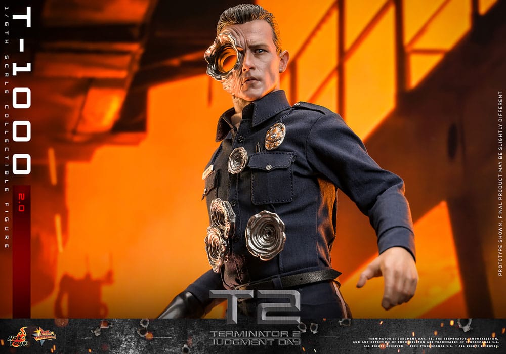 Hot Toys Terminator 2 Judgment Day T-1000 (2.0) 1/6th Scale Figure