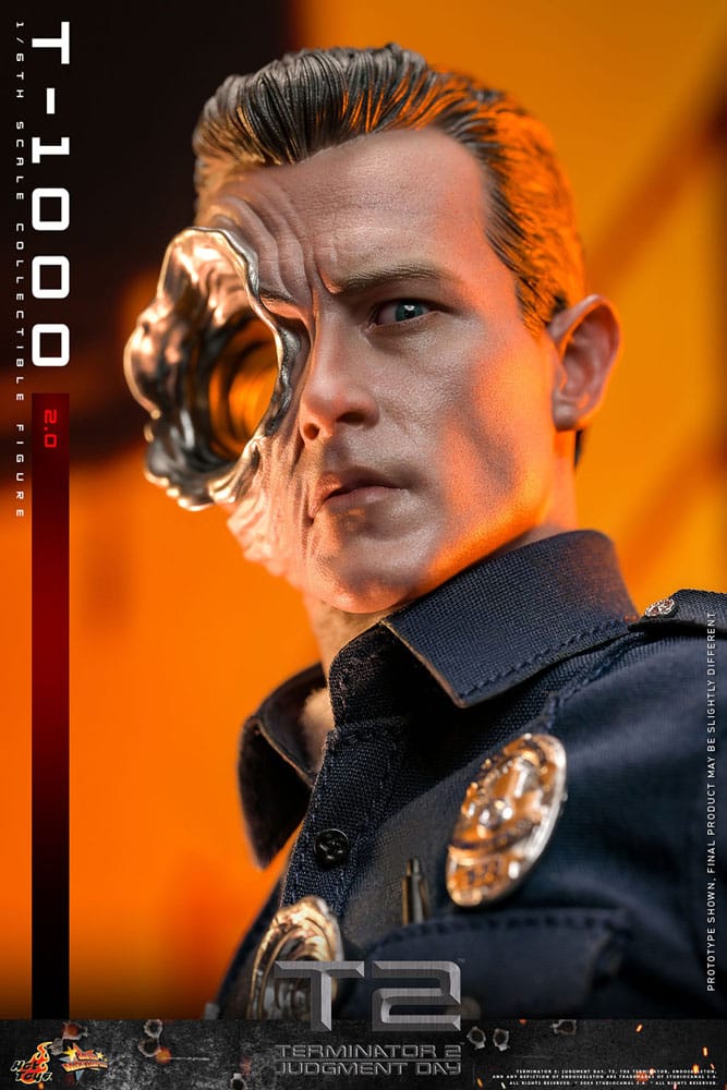 Hot Toys Terminator 2 Judgment Day T-1000 (2.0) 1/6th Scale Figure