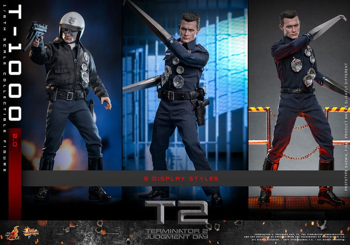 Hot Toys Terminator 2 Judgment Day T-1000 (2.0) 1/6th Scale Figure