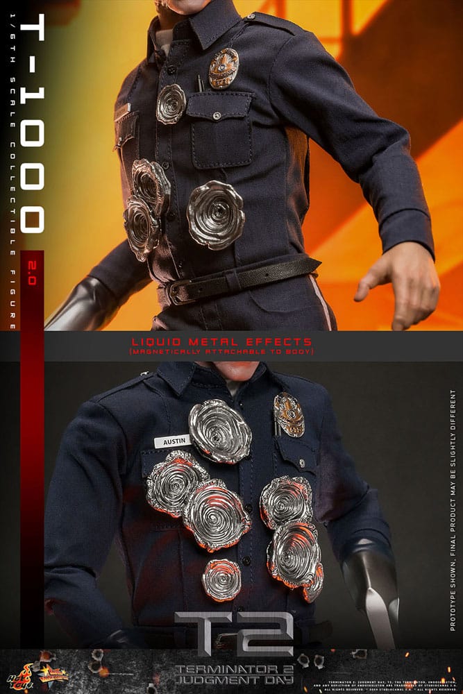 Hot Toys Terminator 2 Judgment Day T-1000 (2.0) 1/6th Scale Figure