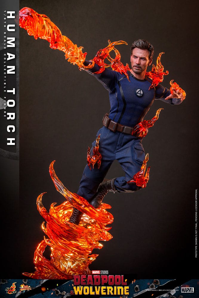 Hot Toys Deadpool & Wolverine Human Torch 1/6th Scale Figure