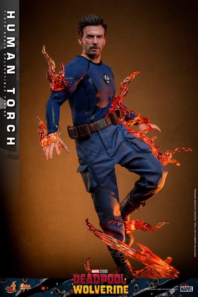 Hot Toys Deadpool & Wolverine Human Torch 1/6th Scale Figure