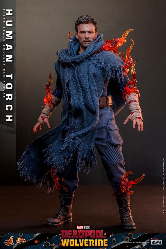 Hot Toys Deadpool & Wolverine Human Torch 1/6th Scale Figure