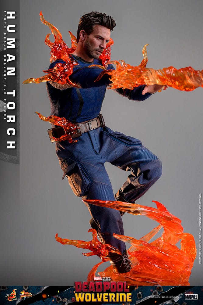 Hot Toys Deadpool & Wolverine Human Torch 1/6th Scale Figure