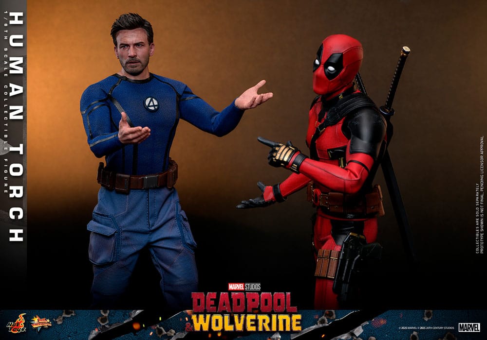 Hot Toys Deadpool & Wolverine Human Torch 1/6th Scale Figure