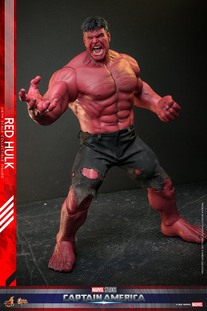 Hot Toys Captain America Brave New World Red Hulk 1/6th Scale Figure