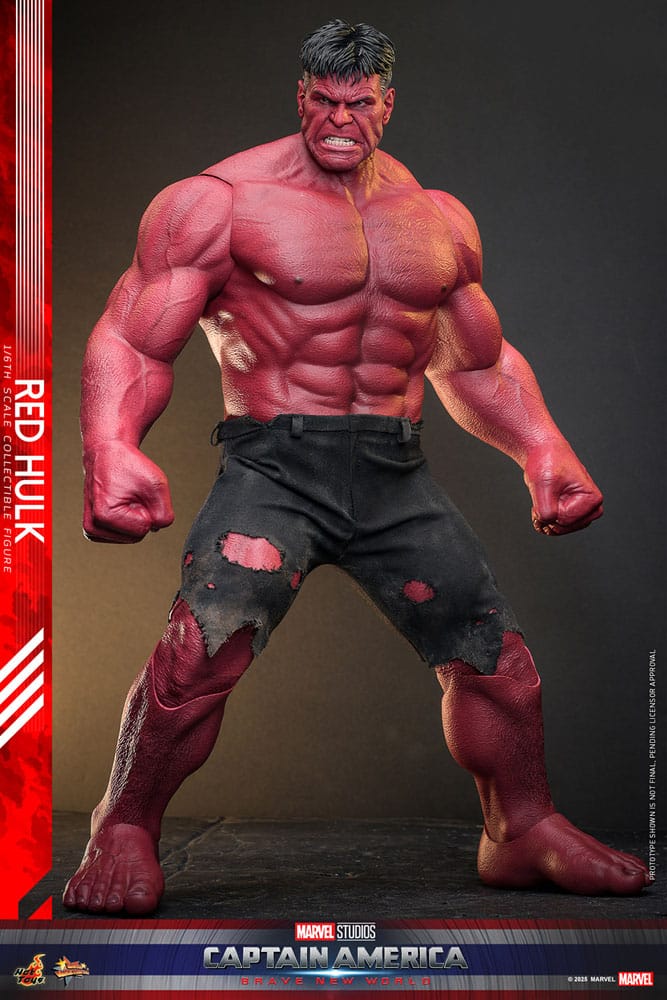 Hot Toys Captain America Brave New World Red Hulk 1/6th Scale Figure