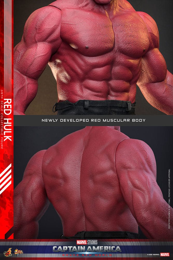 Hot Toys Captain America Brave New World Red Hulk 1/6th Scale Figure