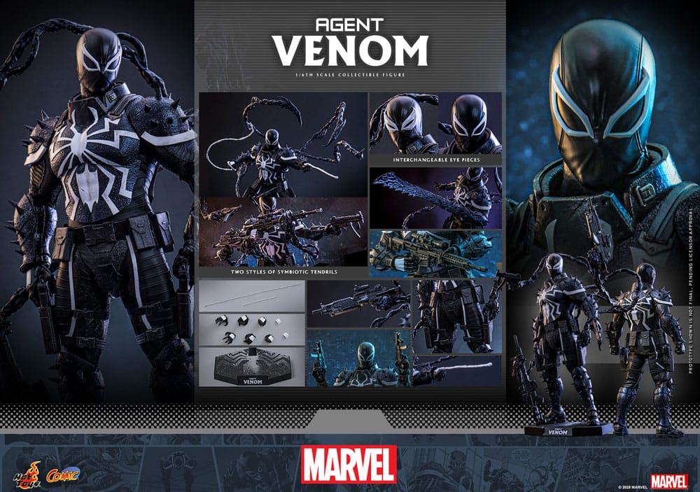 Hot Toys Marvel Comics Agent Venom 1/6th Scale Figure