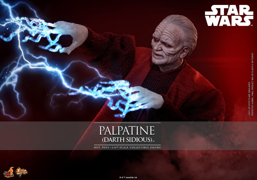 Hot Toys Star Wars Revenge of the Sith Palpatine (Darth Sidious) 1/6th Scale Figure