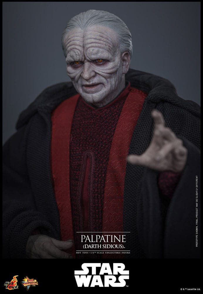 Hot Toys Star Wars Revenge of the Sith Palpatine (Darth Sidious) 1/6th Scale Figure