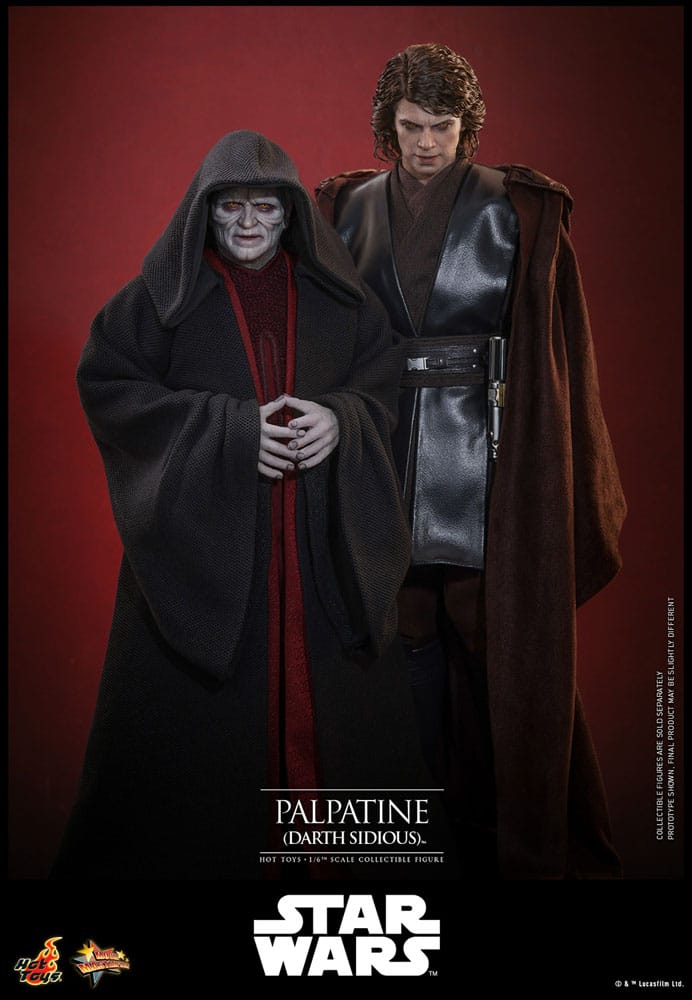 Hot Toys Star Wars Revenge of the Sith Palpatine (Darth Sidious) 1/6th Scale Figure