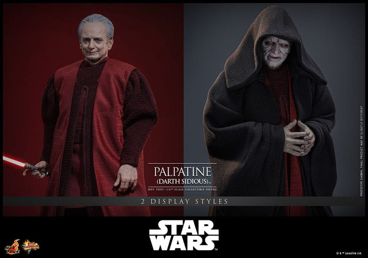 Hot Toys Star Wars Revenge of the Sith Palpatine (Darth Sidious) 1/6th Scale Figure