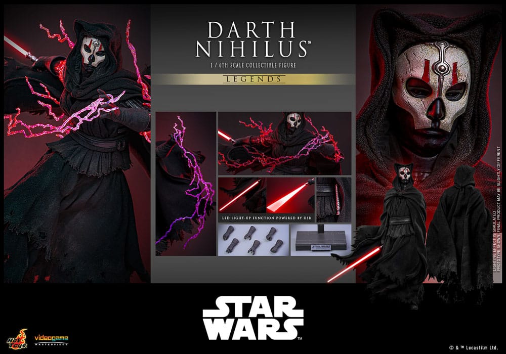 Star Wars Darth Nihilus Action Figure 1 6 Scale 31 cm