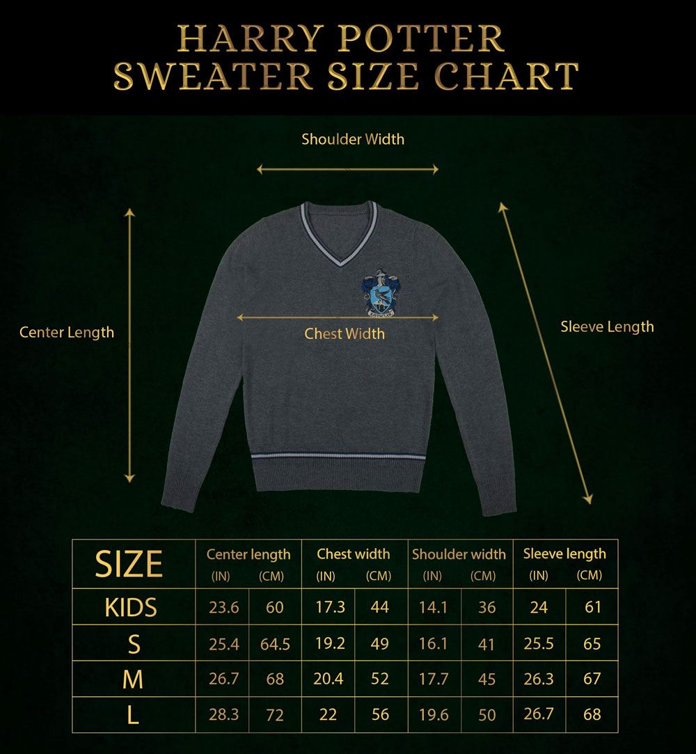 Harry Potter Slytherin Knitted Sweater Size L