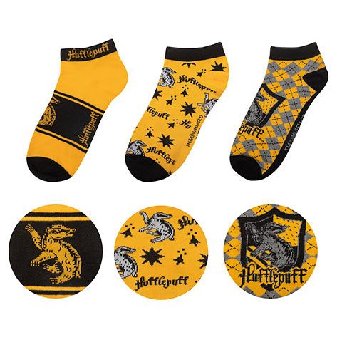 Harry Potter Hufflepuff Ankle Socks 3 Pack