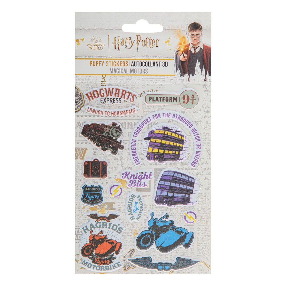 Harry Potter Magical Motors Puffy Sticker