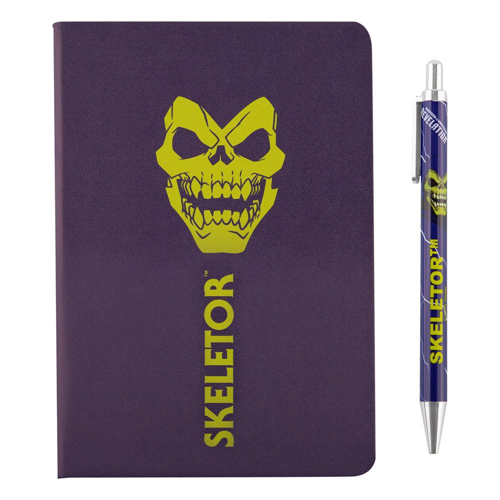 Masters of the Universe Revelation Skeletor Notebook and Pen Set