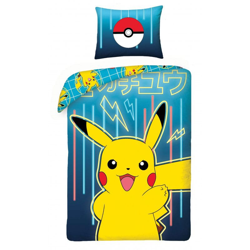 Pokémon Pikachu Duvet Set 140 x 200 cm 70 x 90 cm