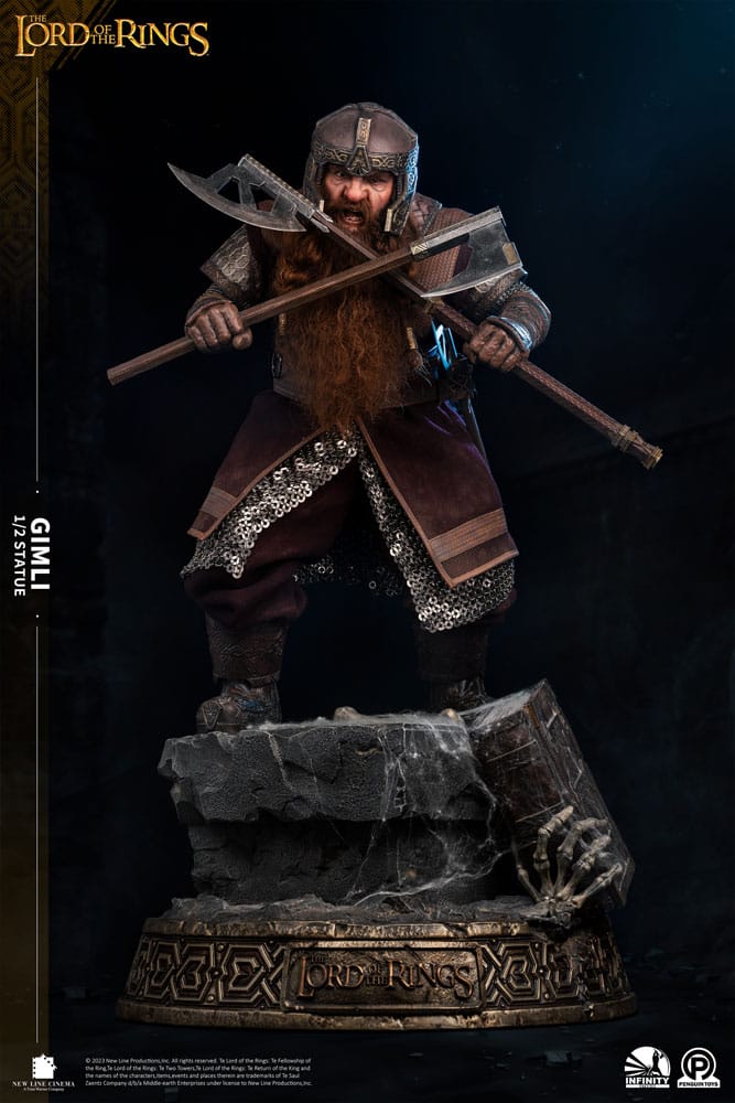 Master Forge Gimli Lord of the Rings Statue 1 2 Scale 88 cm