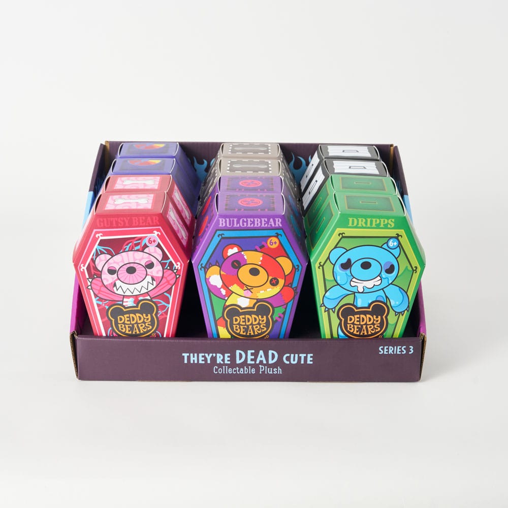 Deddy Bears Series 3 Plush Figures Coffin Display 15 cm