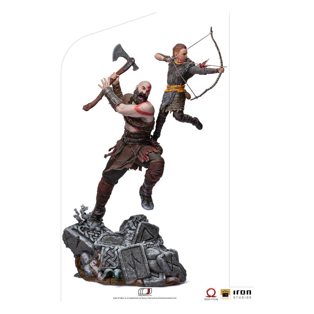 God of War Kratos and Atreus BDS Art Scale Statue 110 34 cm