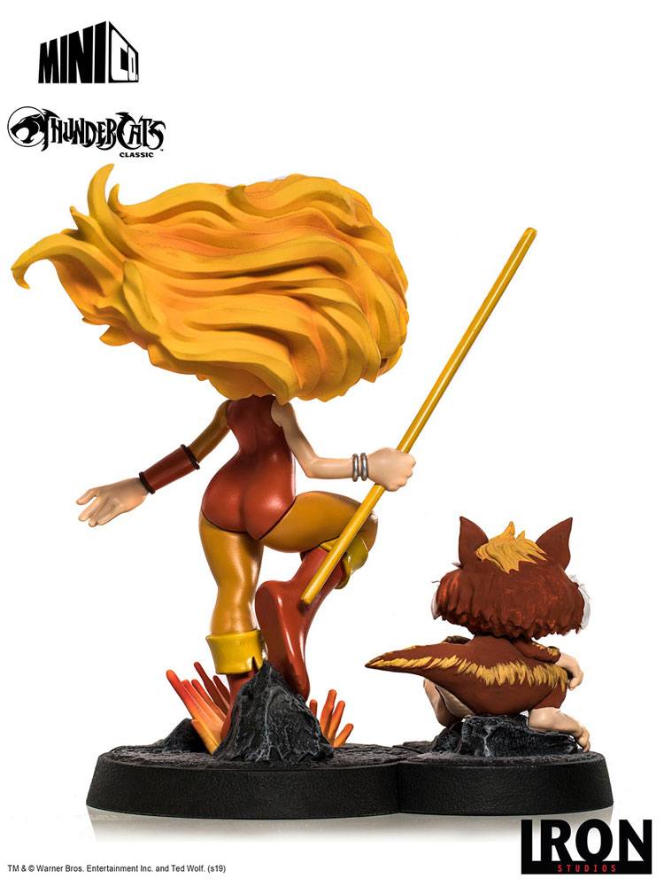 Thundercats Mini Co. PVC Figure Cheetara & Snarf 13 cm, side angle
