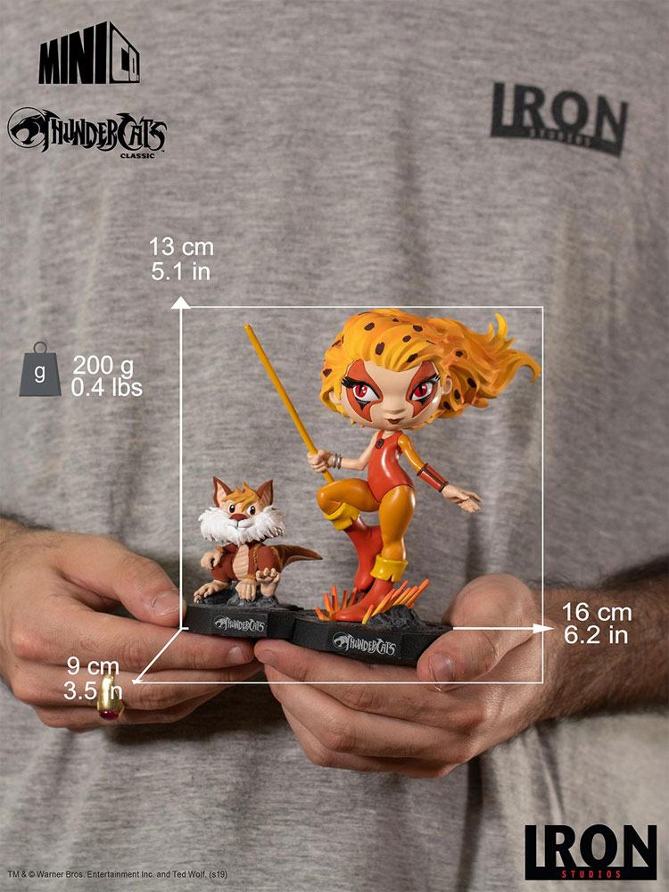 Thundercats Mini Co. PVC Figure Cheetara & Snarf 13 cm, in display