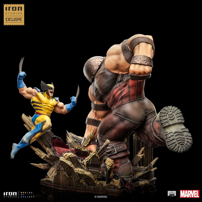 Wolverine vs Juggernaut Iron Studios 1/10