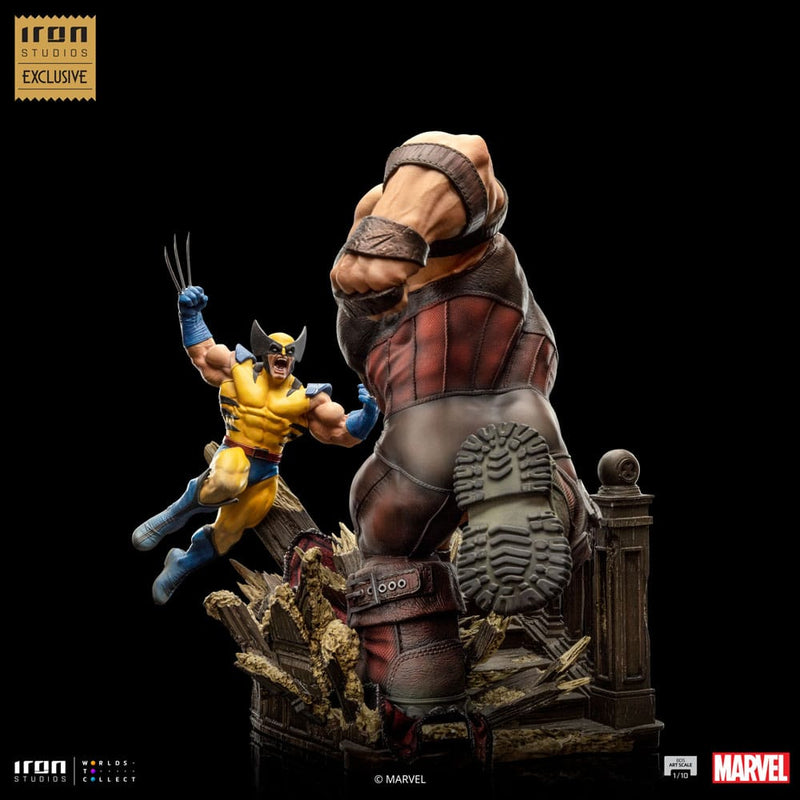Wolverine vs Juggernaut Iron Studios 1/10