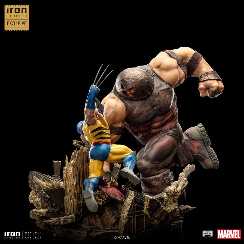 Wolverine vs Juggernaut Iron Studios 1/10