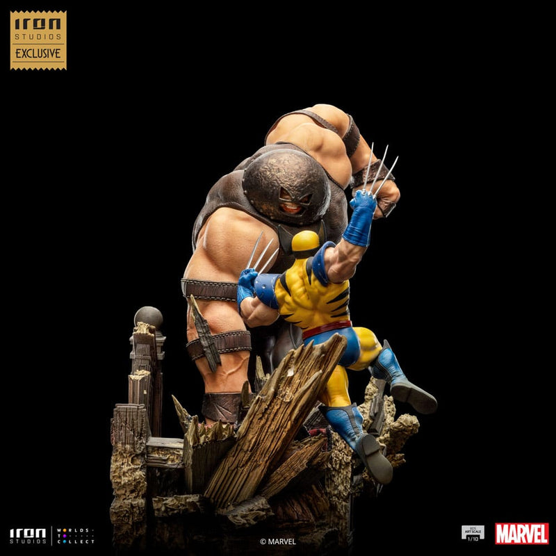 Wolverine vs Juggernaut Iron Studios 1/10