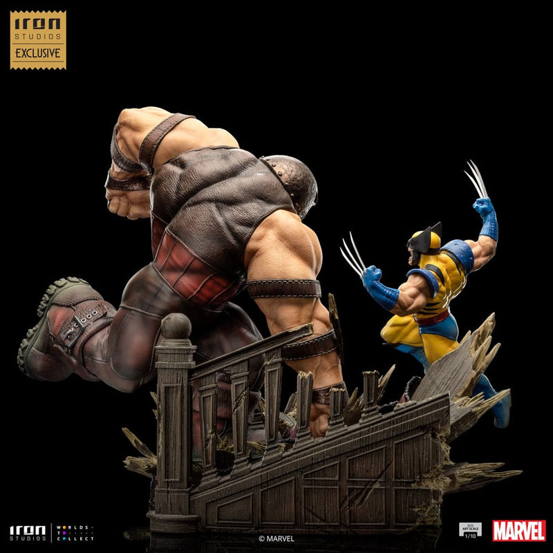 Wolverine vs Juggernaut Iron Studios 1/10