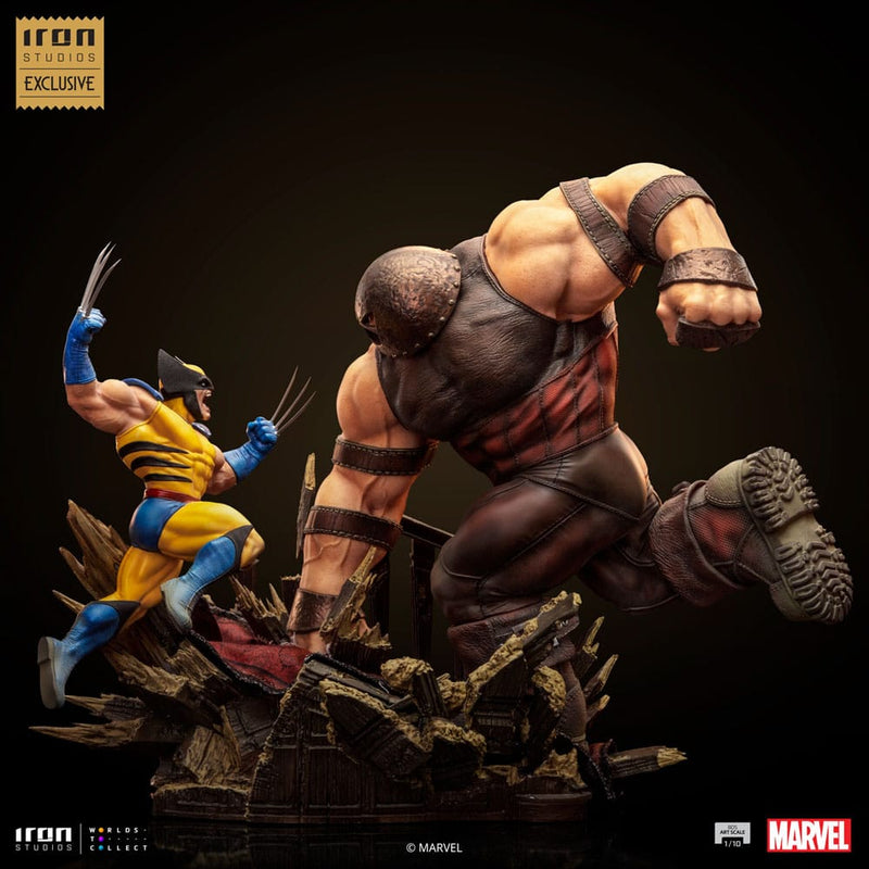 Wolverine vs Juggernaut Iron Studios 1/10