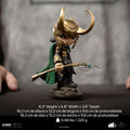 Iron Studios Avengers Infinity Saga MiniCo Loki, side angle