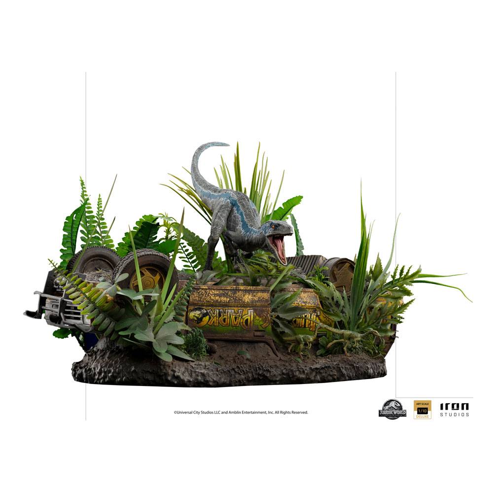 Jurassic World Fallen Kingdom Blue Deluxe Art Scale Statue 110 24 cm