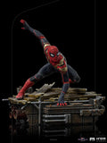Iron Studios Spider-Man: No Way Home Diorama Series Spider-Man (Peter #1) 1/10 Art Scale Limited Edition Statue, close-up det