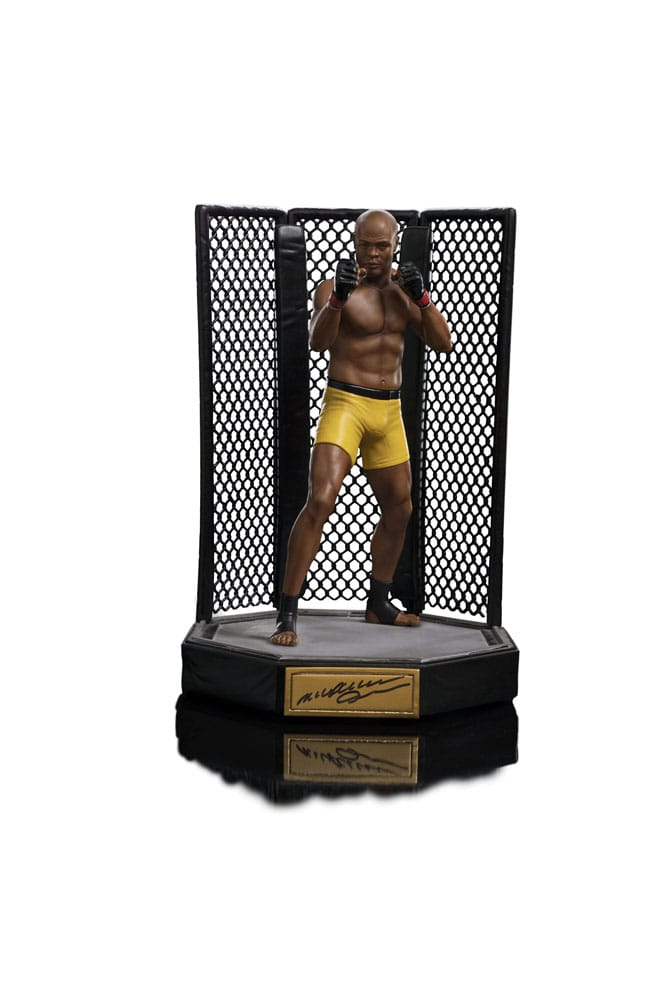 UFC Anderson Spider Silva Deluxe Art Scale Statue 110 Signed Version 22 cm