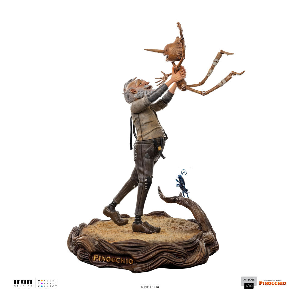 Pinocchio Gepetto and Pinocchio Art Scale Statue 110 23 cm