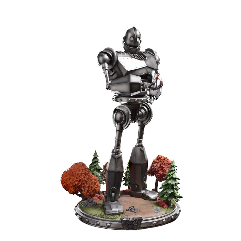The Iron Giant Iron Giant and Hogarth Hughes Demi Art Scale Statue 120 60 cm